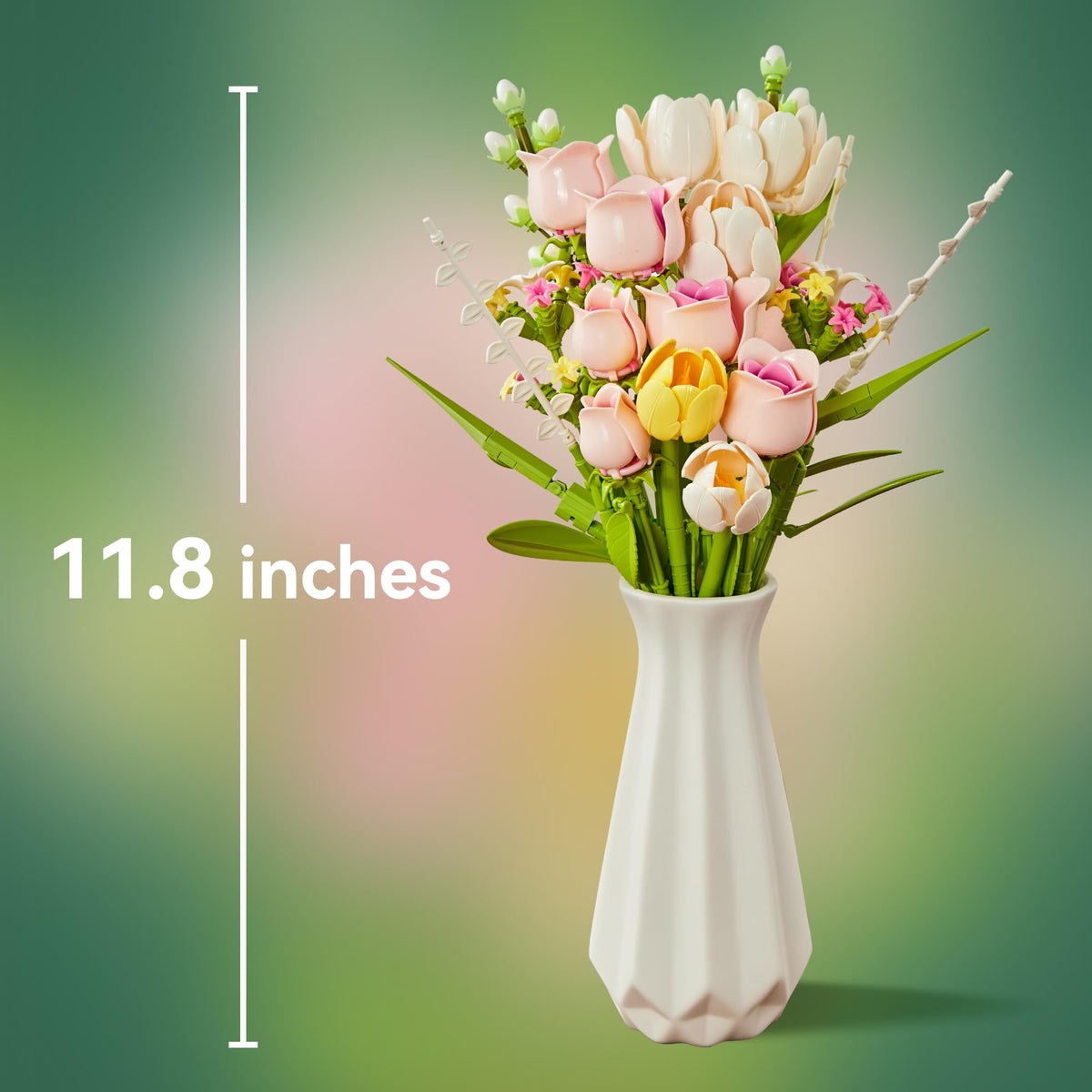 EWED tulip-rose DIY flower art promotes hands-on creativity.