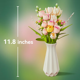 EWED tulip-rose DIY flower art promotes hands-on creativity.