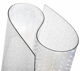 ExactMade clear carpet runner in doorway demonstrates USA-made protection for high-traffic areas.