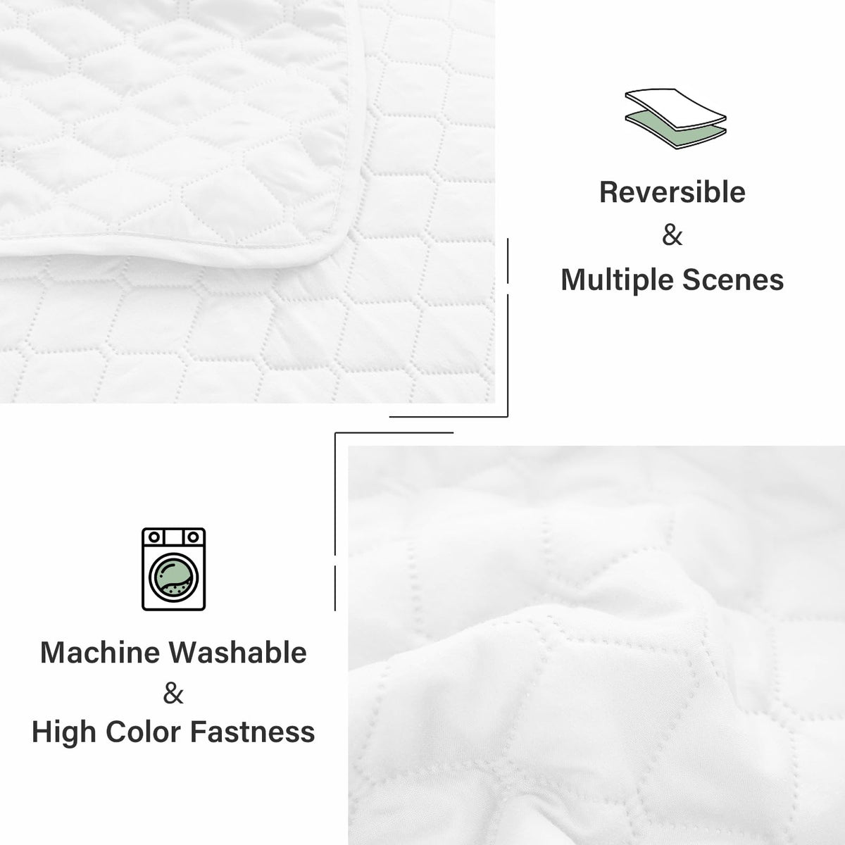Exclusivo Mezcla all-season quilt shown as versatile bedspread.