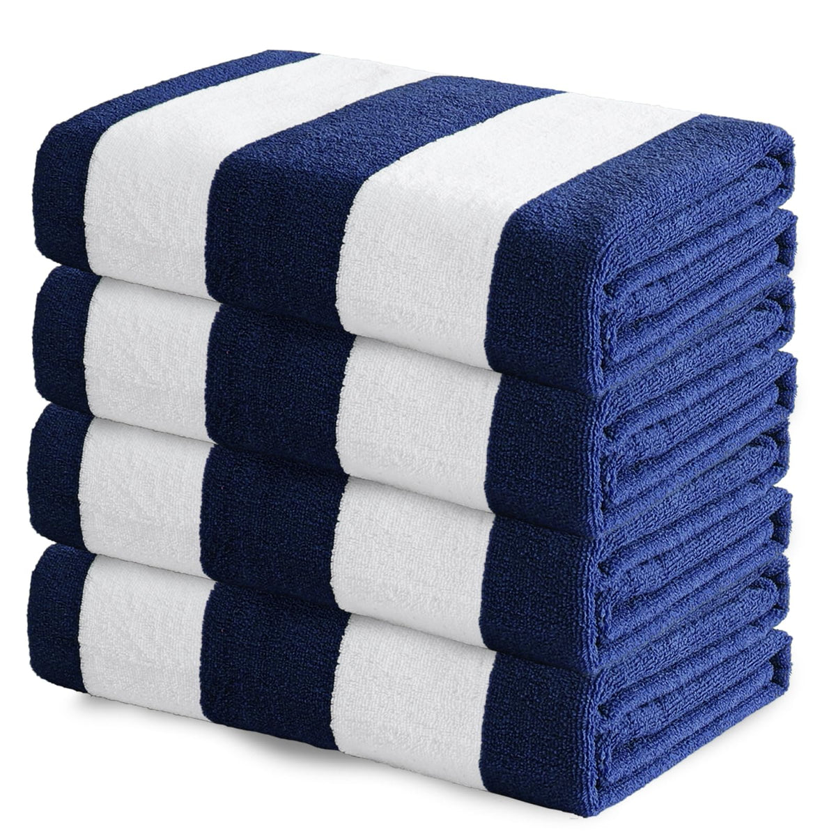Exclusivo Mezcla oversized four-pack beach towels for easy lounging.