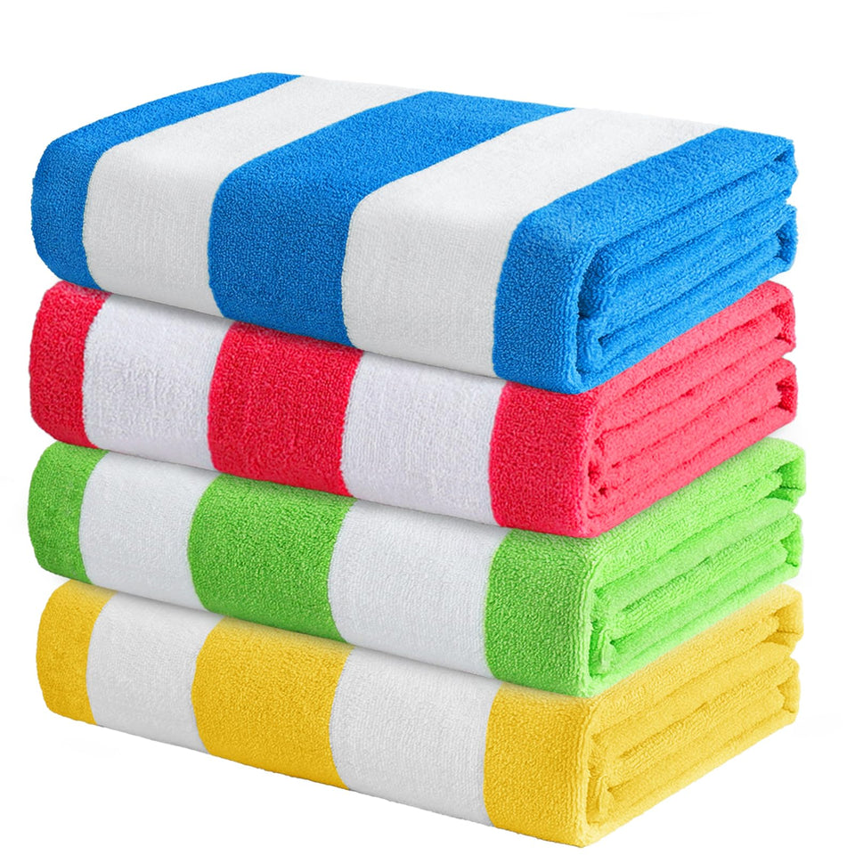 Exclusivo Mezcla oversized four-pack beach towels ready for shore days