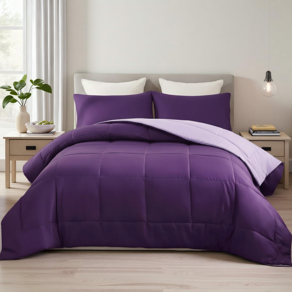 Exclusivo Mezcla brushed microfiber close-up showing breathable, skin-friendly comfort and quiet nights