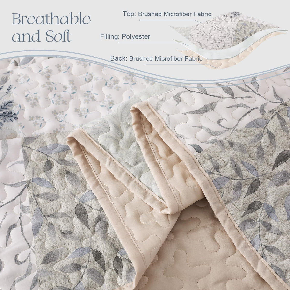 Exclusivo Mezcla brushed microfiber texture close-up emphasizes softness and breathability.