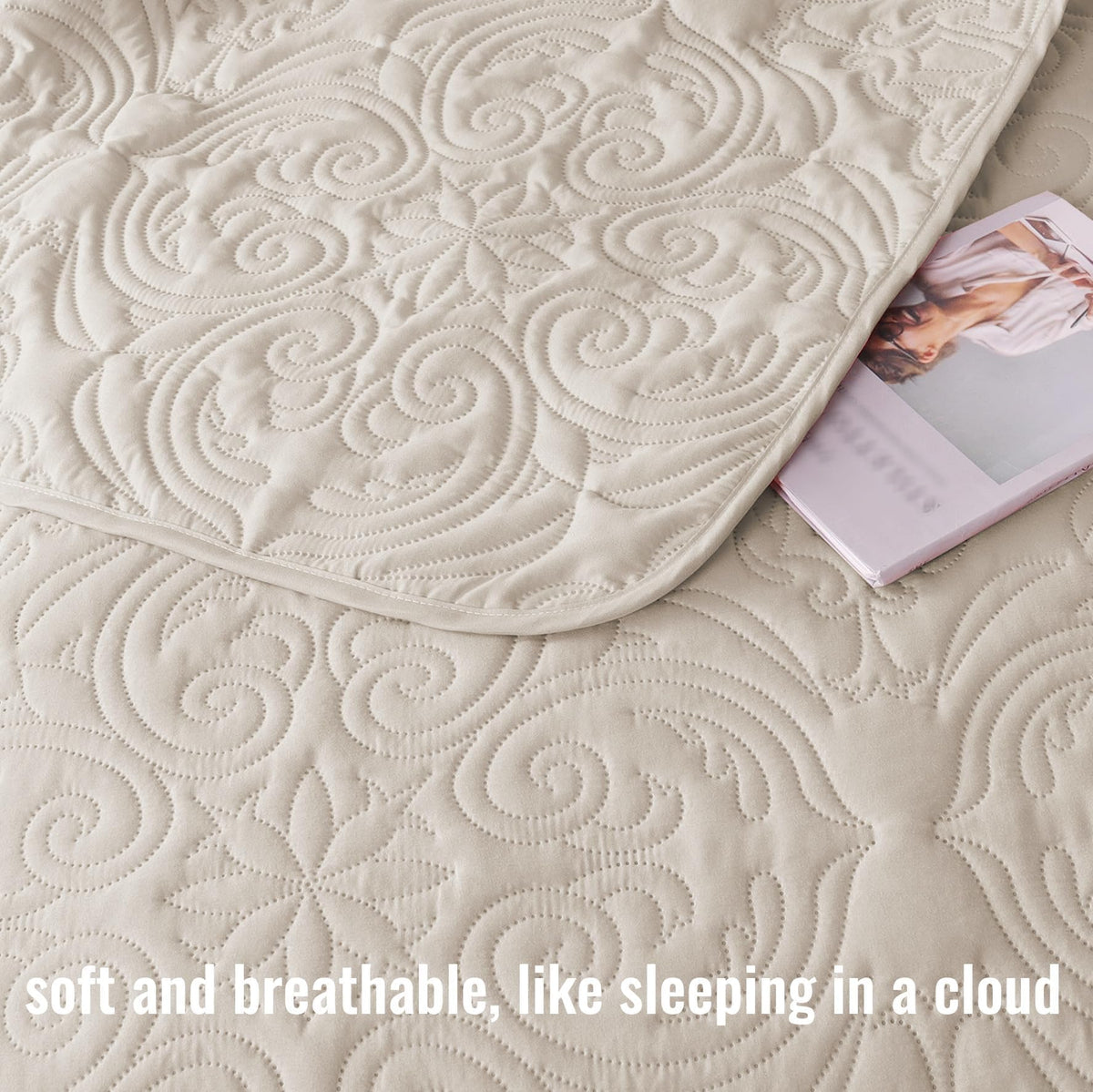 Exclusivo Mezcla brushed microfiber fabric for soft breathable nights