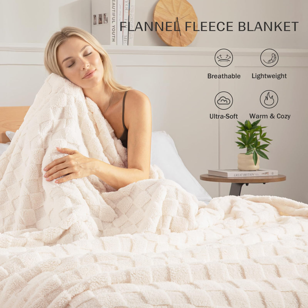 Exclusivo Mezcla checkered pattern blanket adds modern decor and protects furniture