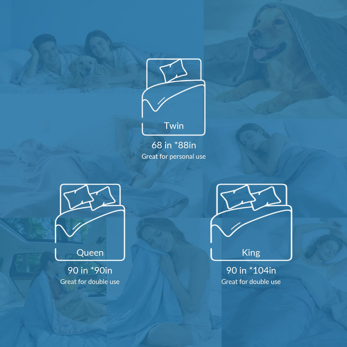 Exclusivo Mezcla cooling comforter care instructions label overview