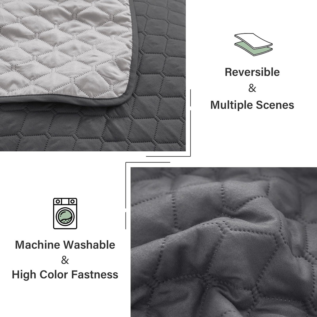 Exclusivo Mezcla easy-care quilt label emphasizes simple laundry care