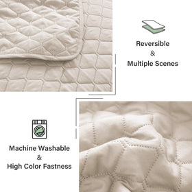 Exclusivo Mezcla easy-care quilt machine wash cold and tumble dry low.
