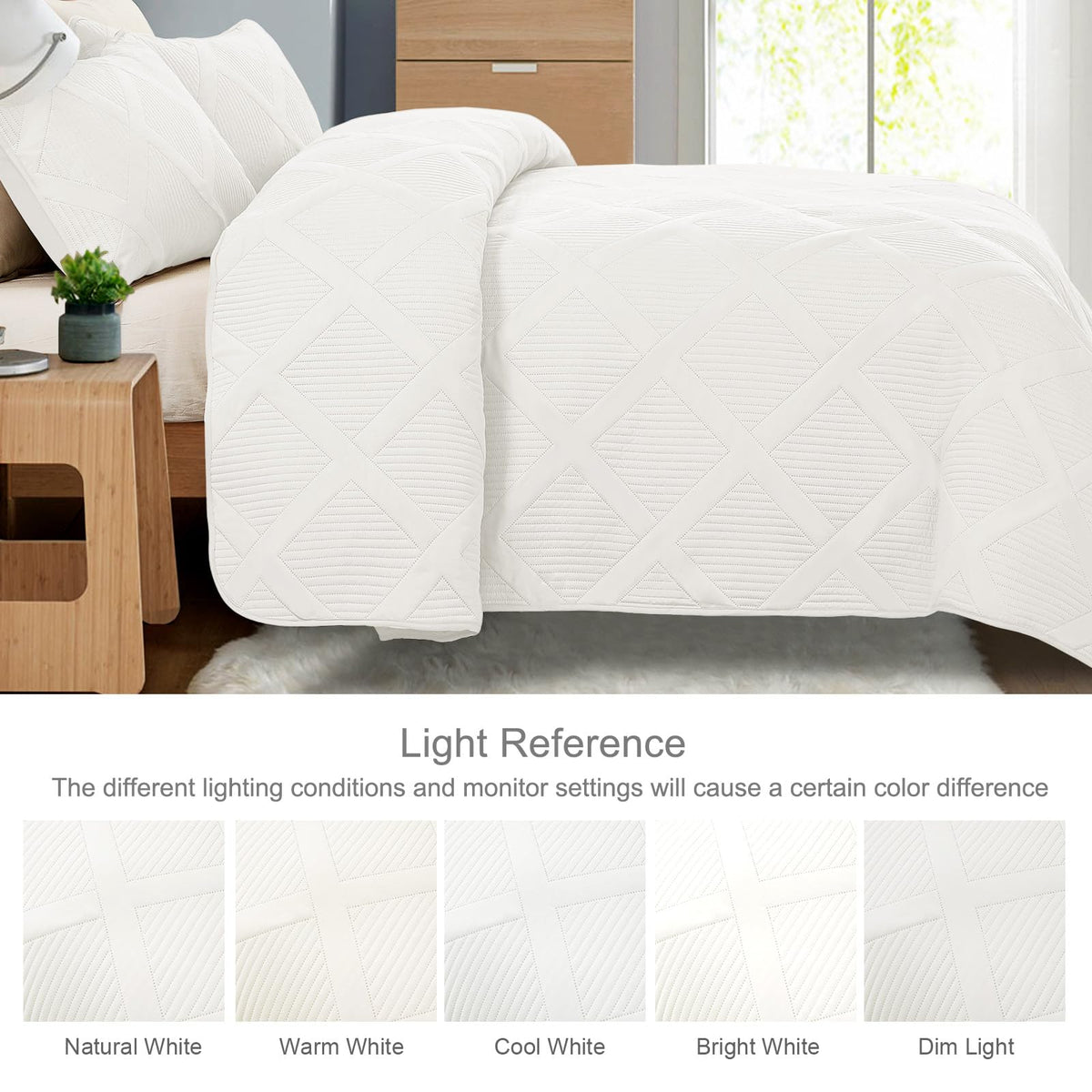 Exclusivo Mezcla king quilt set soft-texture close-up highlights breathable comfort.