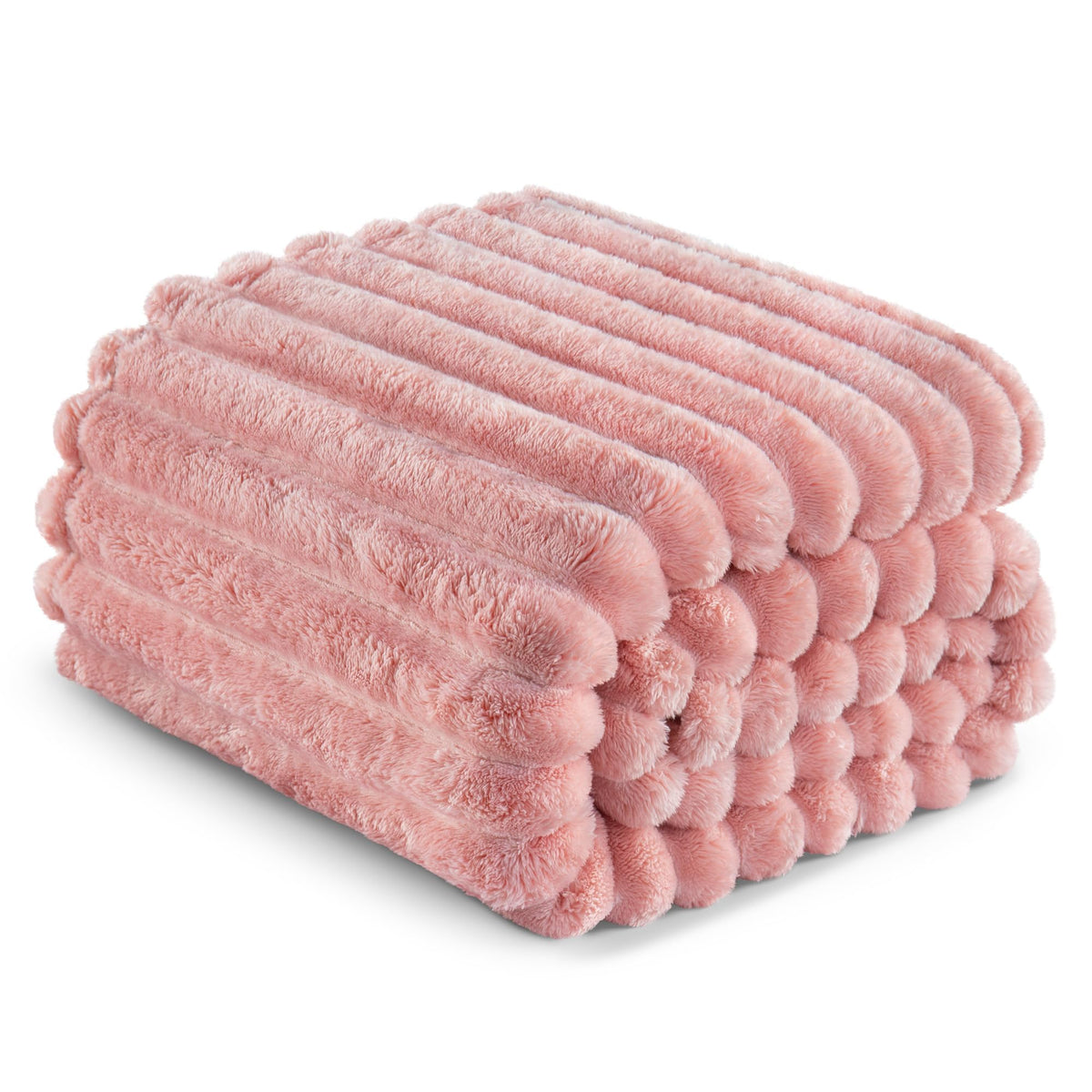 Exclusivo Mezcla king size blanket folded on bed ready for night