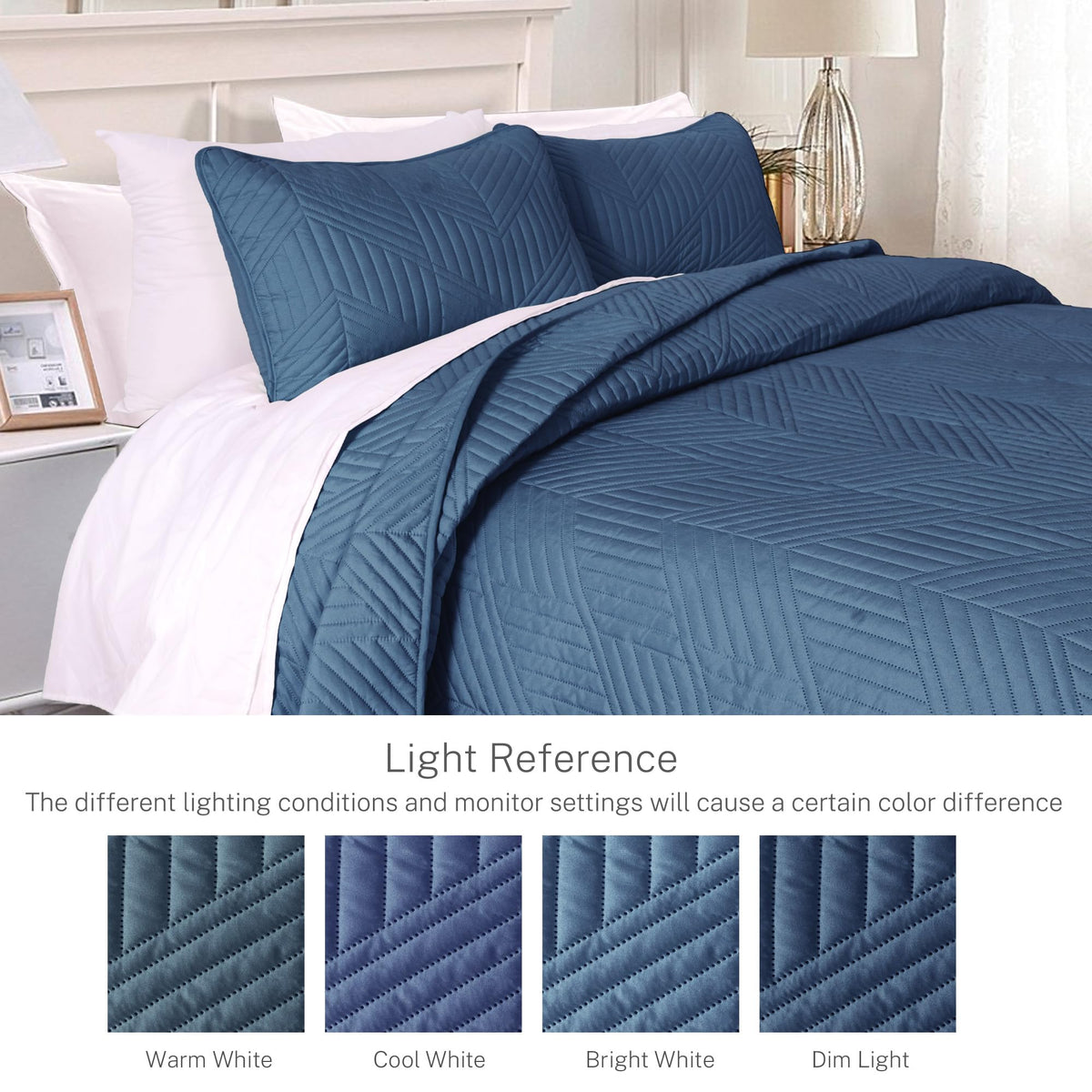 Close-up of soft microfiber texture from Exclusivo Mezcla quilt for breathable sleep.