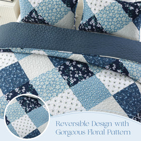 Exclusivo Mezcla patchwork floral print quilt shows vivid design and breathability