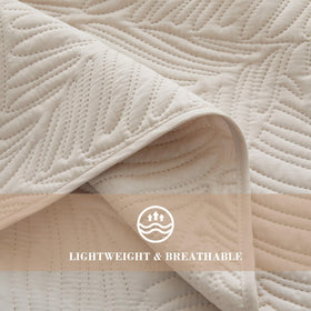 Exclusivo Mezcla two pillow shams included with the queen quilt set.