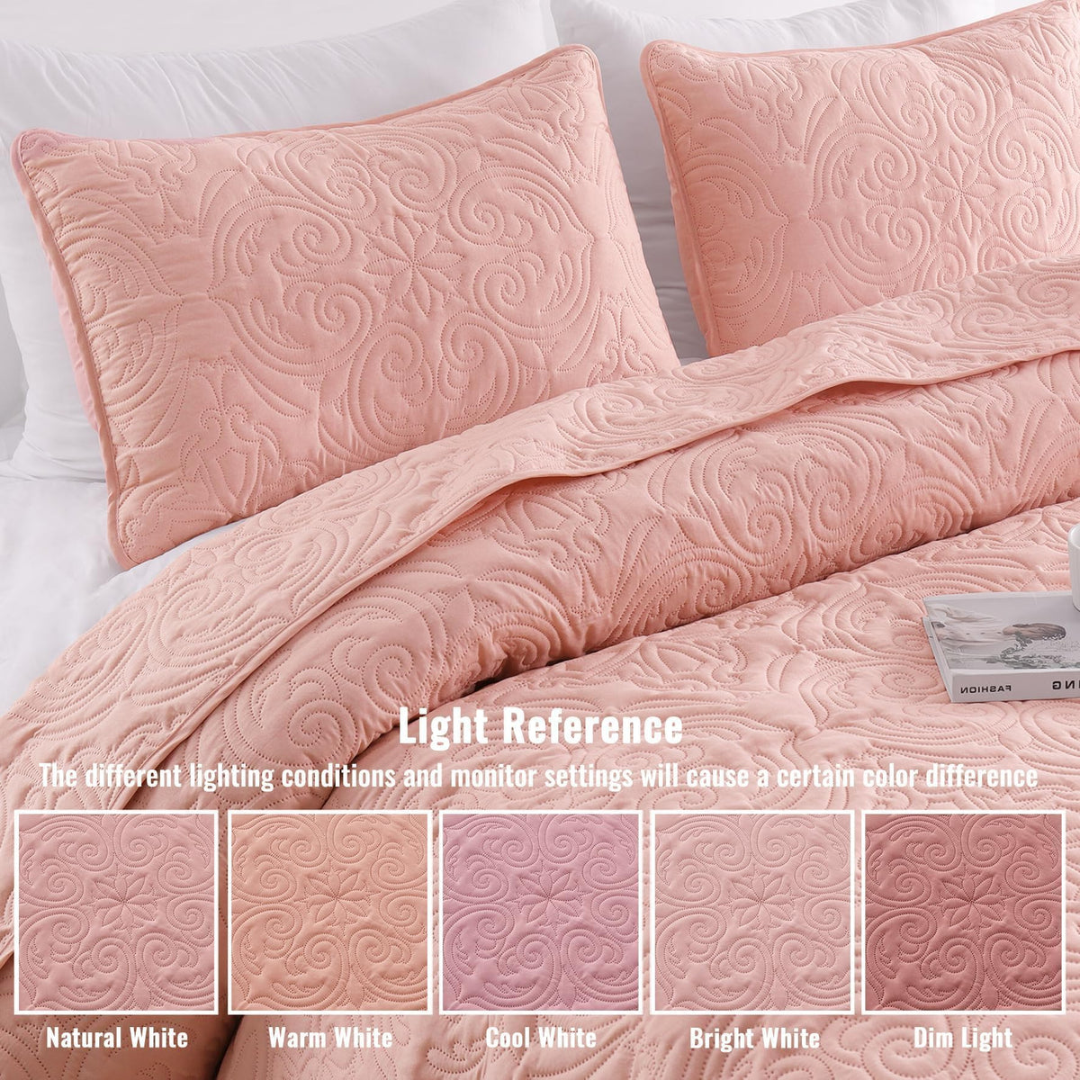 Exclusivo Mezcla damask pattern closeup shows vintage elegance and lightweight feel.