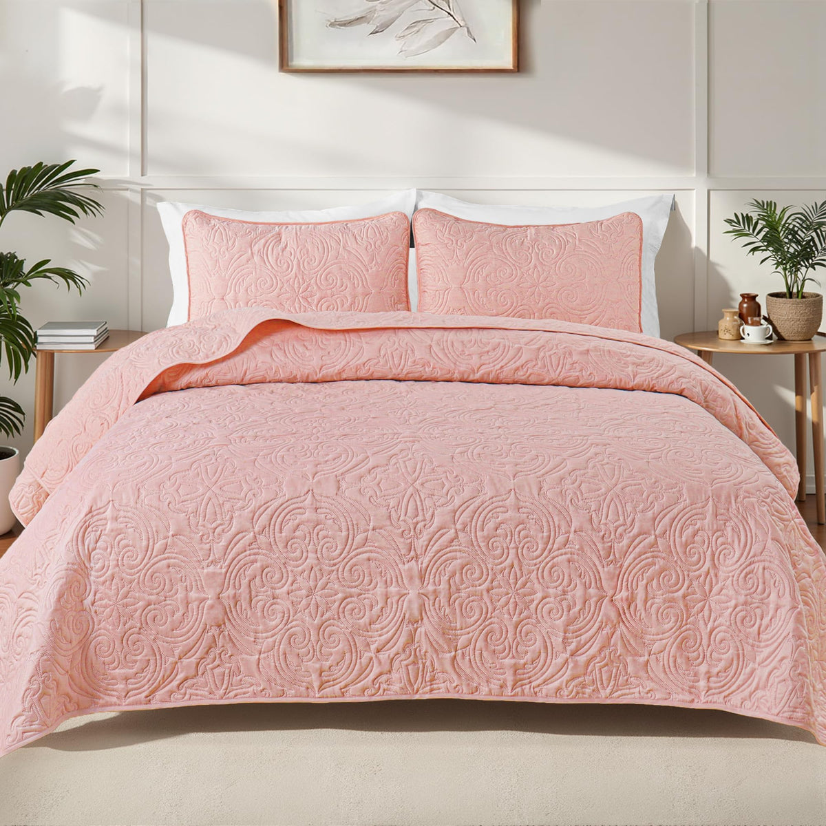 Exclusivo Mezcla queen quilt with 90x96 dimensions for a cozy, airy bed.