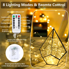 EXF remote control enables mode and timer adjustments for quick changes.