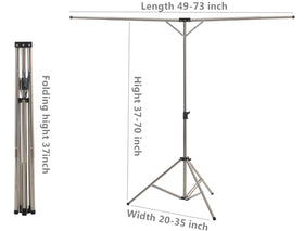 exilot folding rack compact when folded to save space