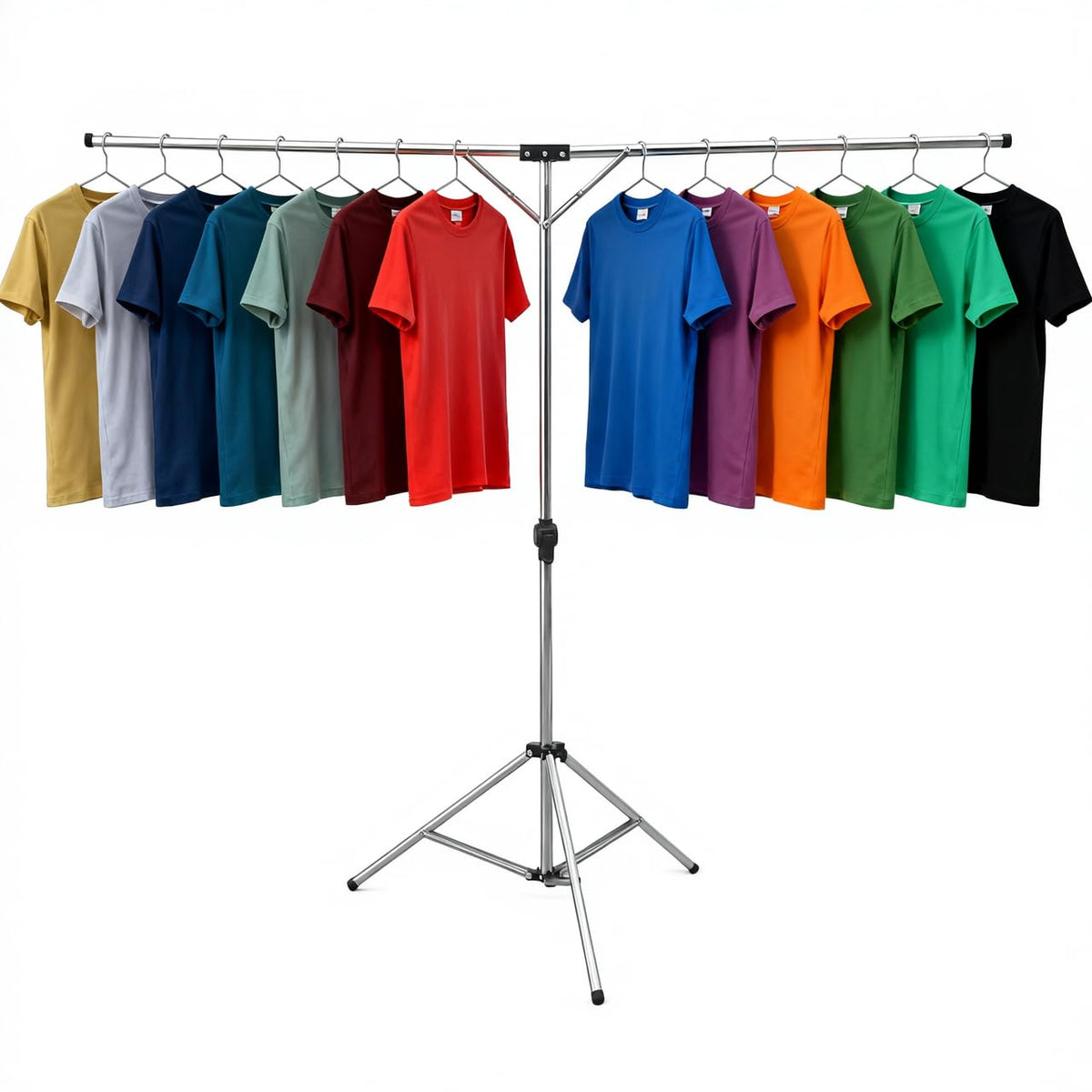 exilot foldable drying rack with extended arms for spacious air drying