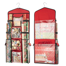 EXLIFBAG wrapping paper storage front view showing neat rolls organized