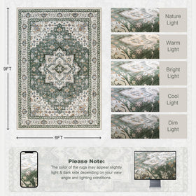 ExpediX rug relaxes wrinkles after unpacking for quick setup