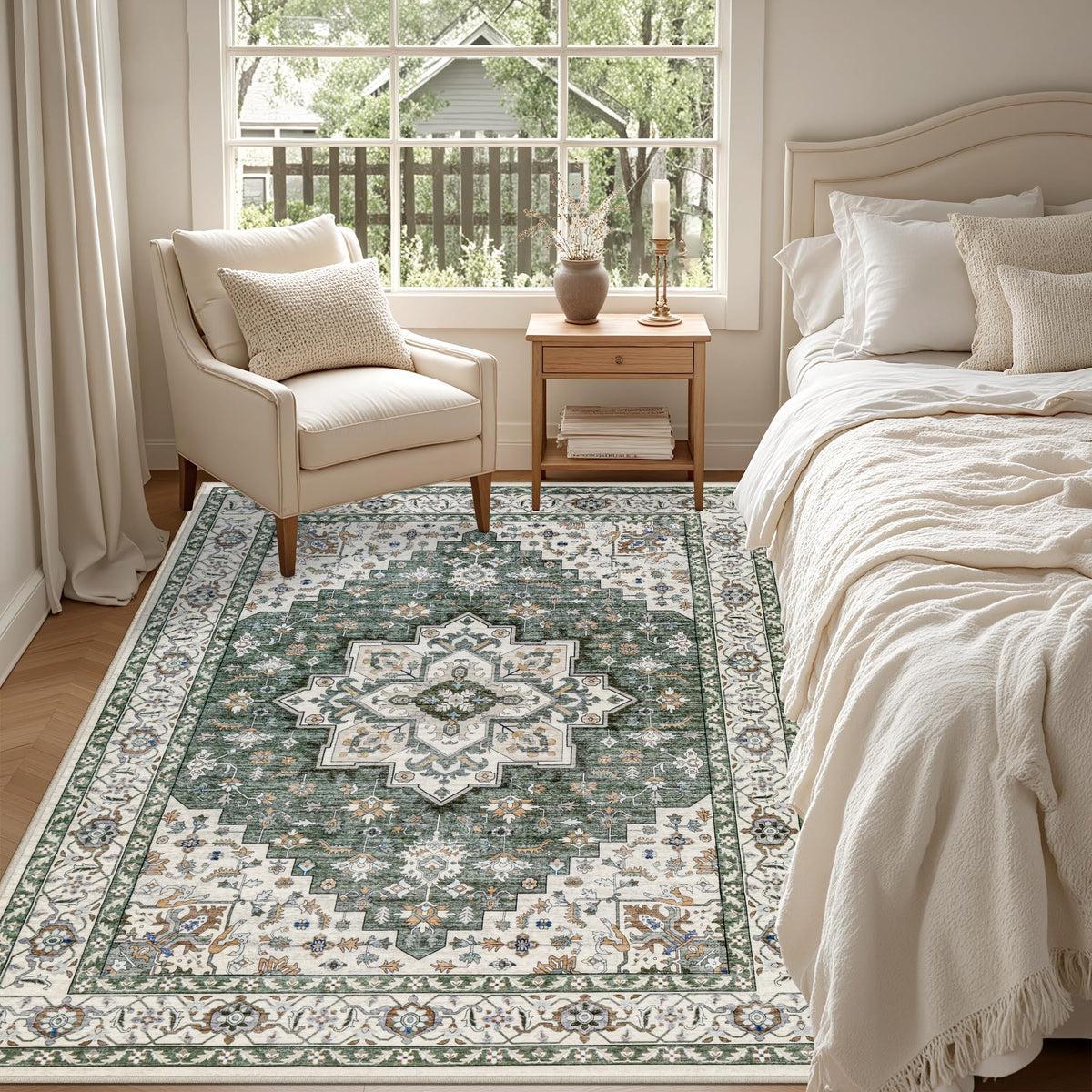 Liquids bead on ExpediX rug highlighting stain resistance