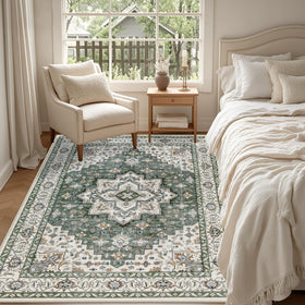 Liquids bead on ExpediX rug highlighting stain resistance
