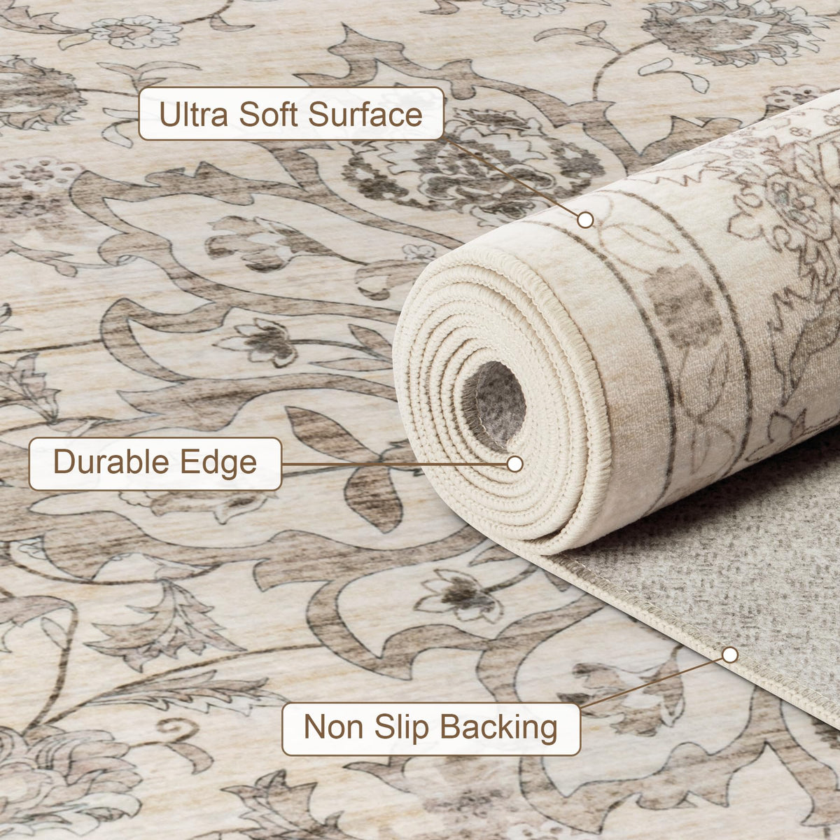 ExpediX 6x9 rug dimensions 108 by 72 inches suit large rooms.