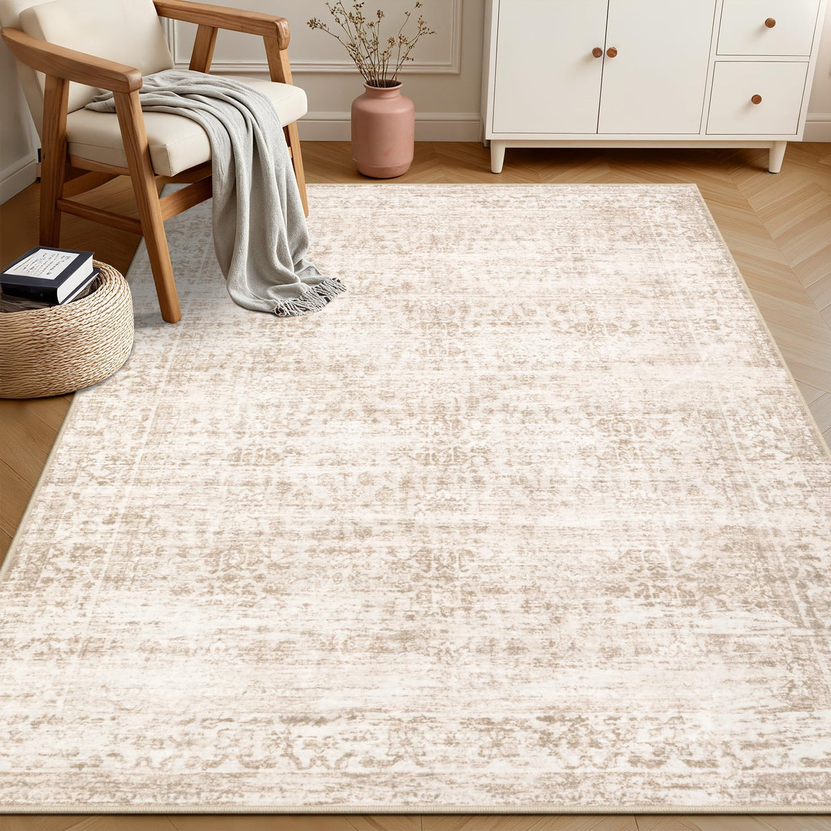 ExpediX living room rug full view demonstrates versatile styling for multiple spaces