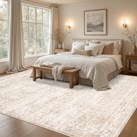 ExpediX area rug 9x12 at an angle, versatile decor anchor.