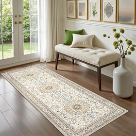 ExpediX hallway runner rug non-slip backing keeps high-traffic hallways safely in place