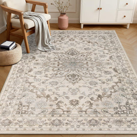 ExpediX living room rug soft texture provides plush underfoot comfort.