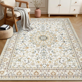 ExpediX non-slip backing rug stays in place on hard floors.