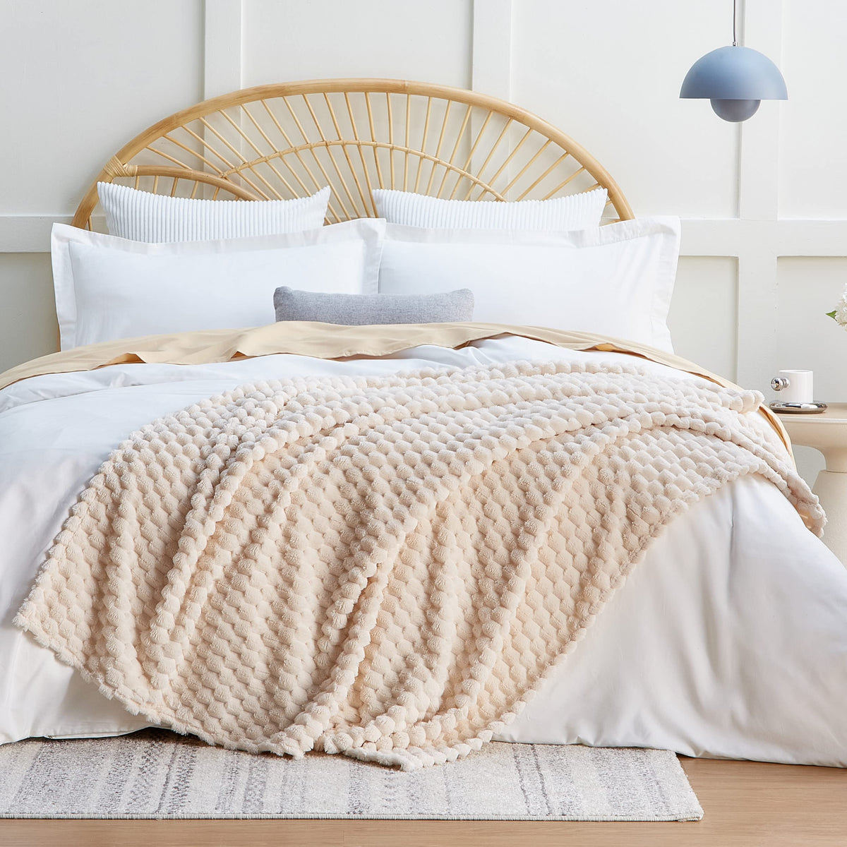 EXQ Home 3D turtle shell pattern adds stylish texture to decor.