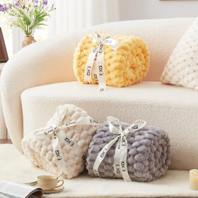 EXQ Home machine washable blanket for easy cleaning