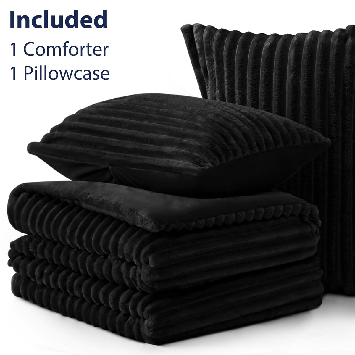 EXQ Home packaging and twin size fit for quick bedding updates