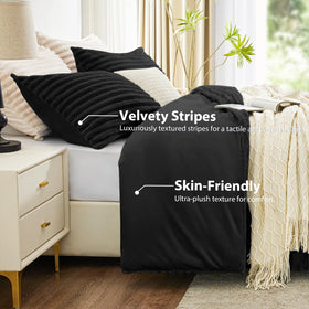 EXQ Home ultra-soft flannel close-up highlighting plush texture and warmth