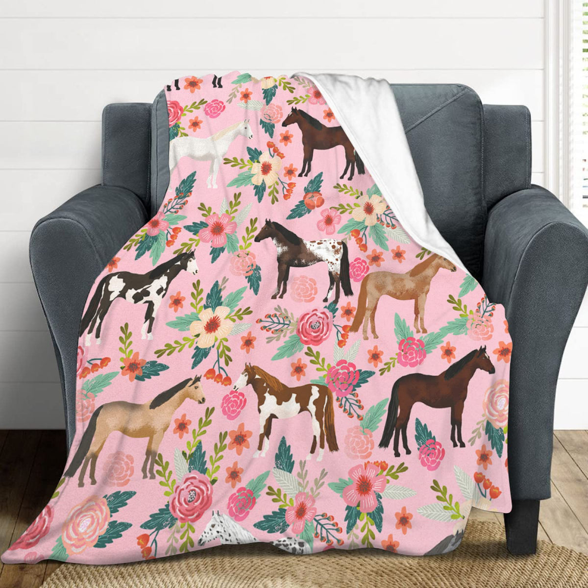 Exroozy gift-ready horse blanket with charming pattern.