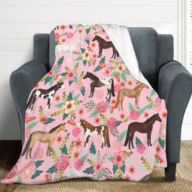 Exroozy gift-ready horse blanket with charming pattern.