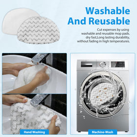 Extolife reusable microfiber pad reduces waste and supports long-term use.