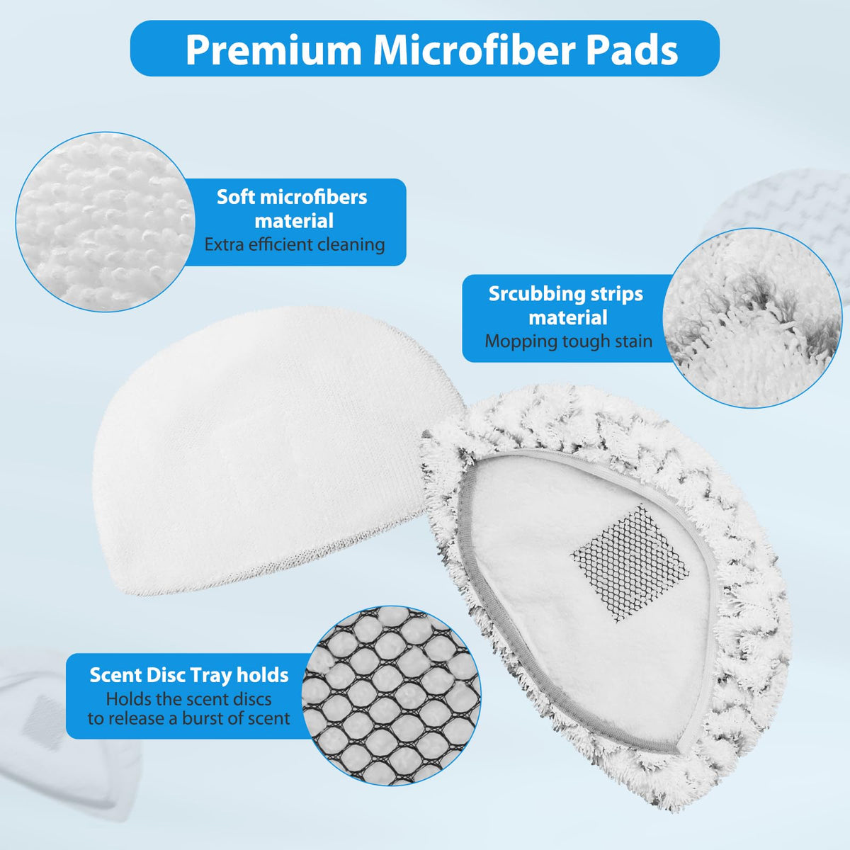 Extolife two-pad pack ready for versatile cleaning routines.