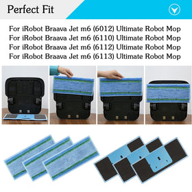Extolife M6 back plate with tight stitching for Braava m6.