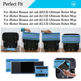 Extolife M6 deep-clean fabric closeup shows premium microfiber grime capture.