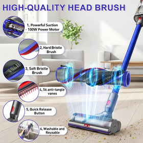 Extolife three-stage airflow control for tailored suction on different surfaces