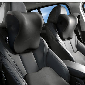 EXUIKO car neck pillow 2-pack provides steady head support on long drives.
