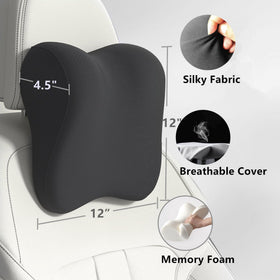 EXUIKO memory foam neck cushion enhances comfort during travel.