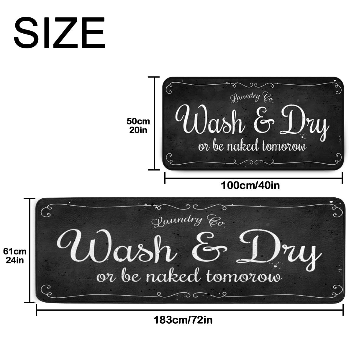 EYECY farmhouse-style mat adds warm decor to rooms.