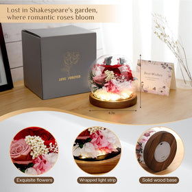 Eyesofspring romantic gift rose dome showcased as a thoughtful keepsake.