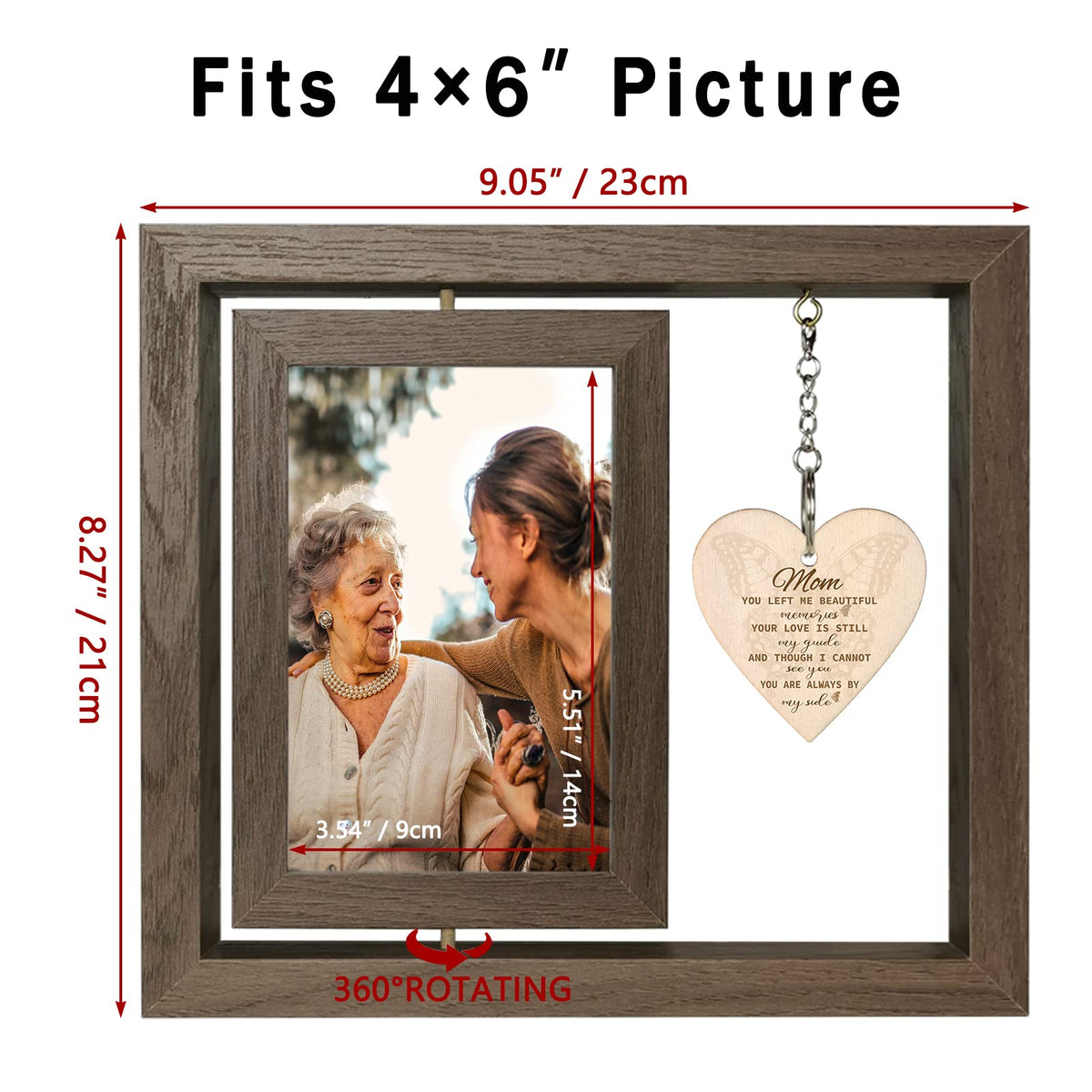 EYITUPC includes space for personalized inscriptions on the rustic wood.