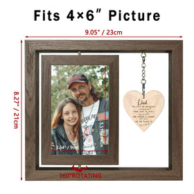 EYITUPC rustic wood backdrop complements sentimental dad memorial